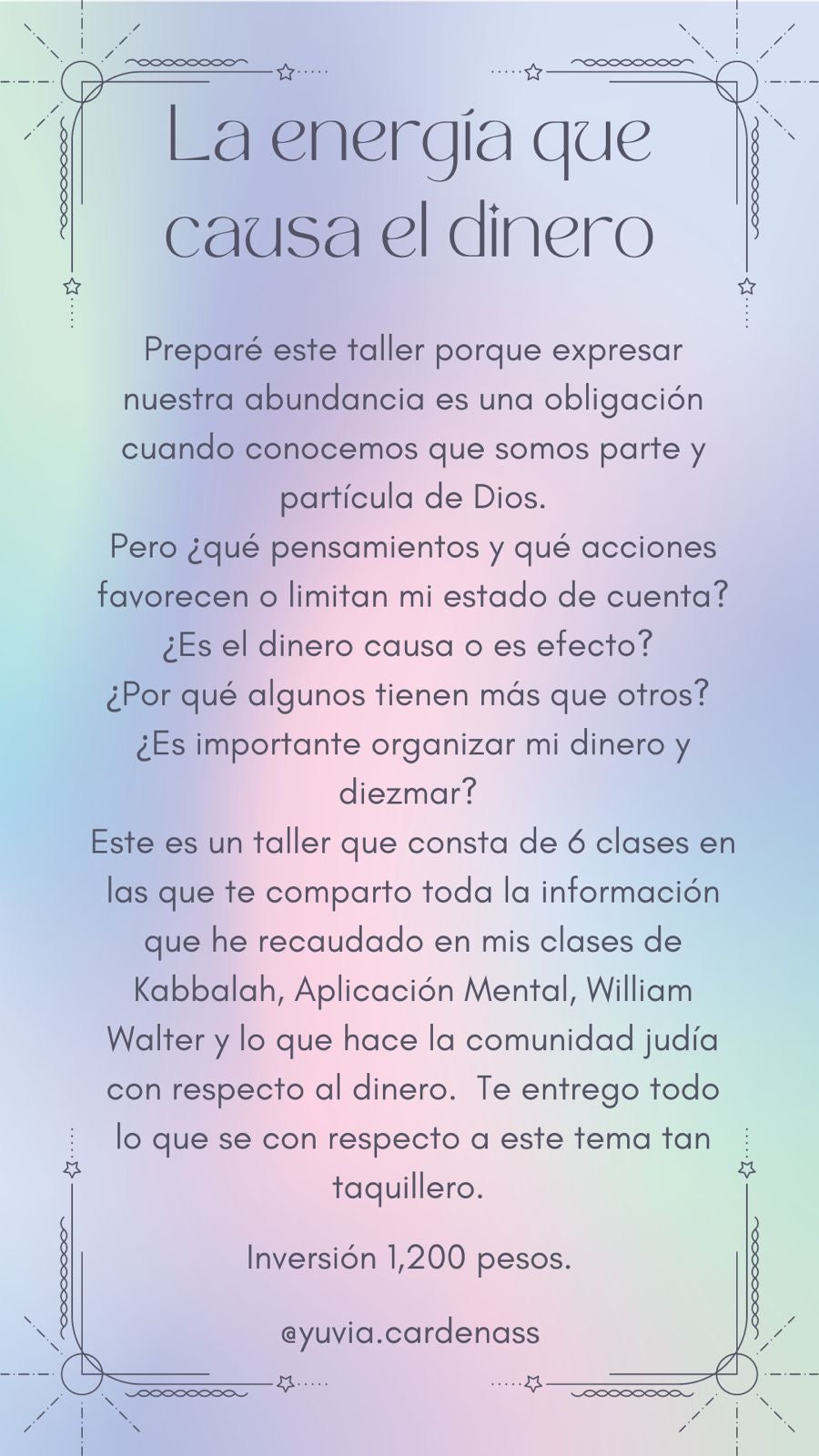 Máster Class: La energía que causa el dinero (Grabación)