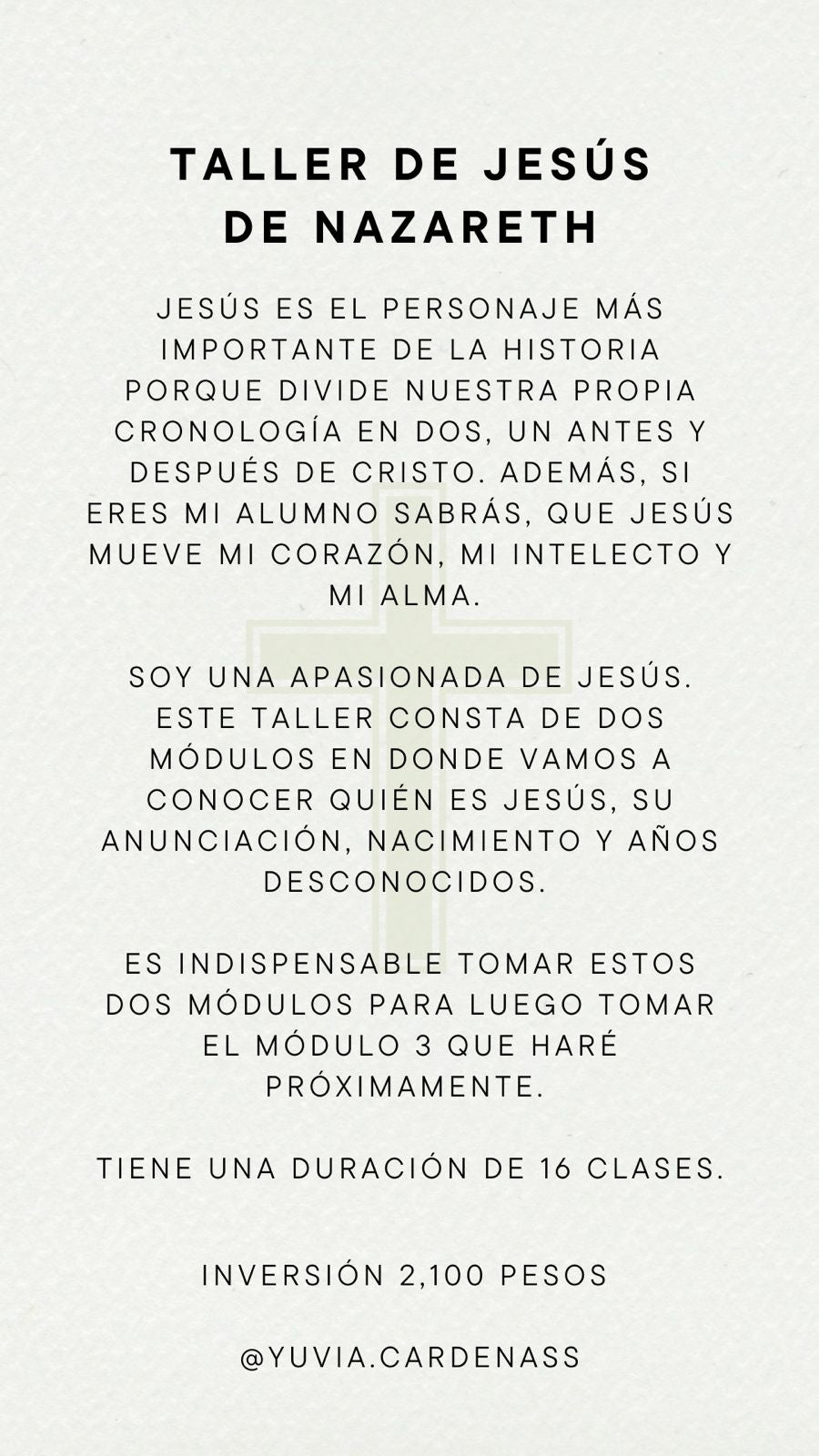 Módulo 1 y 2: Jesús de Nazaret