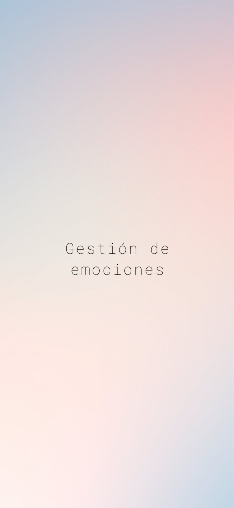 Gestión de emociones