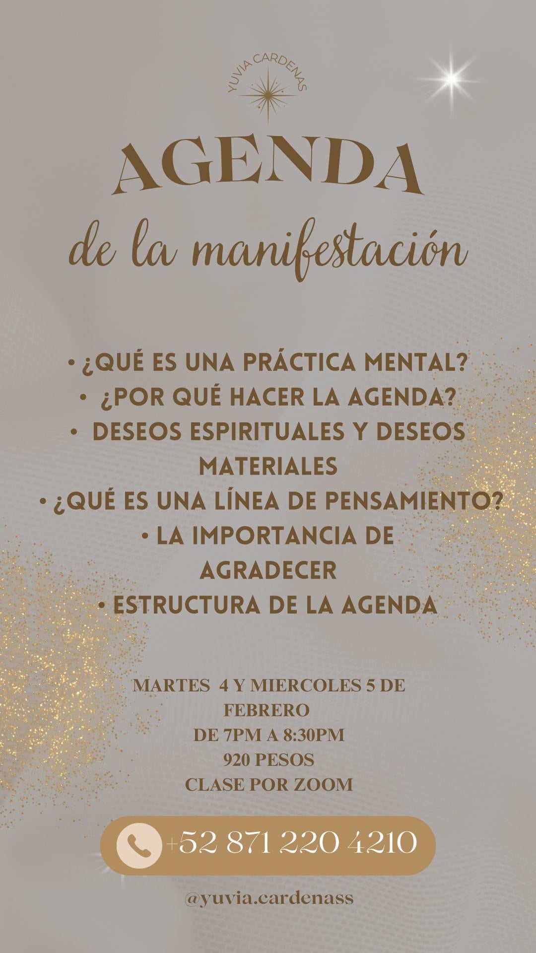 Agenda de la creación